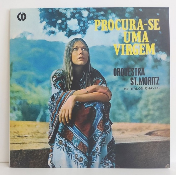 Disco de Vinil Orquestra St. Moritz, Erlon Chaves, Procura-se uma Virgem. 2018. Importado, Portugal.