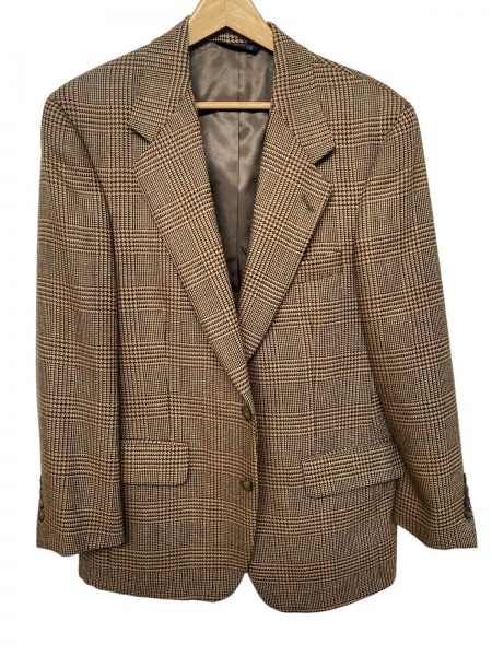 Blazer P&L Masculino - Mistura De Lã Premium Marrom - Elegante Para Negócios E Ocasiões Especiais - Tamanho 50