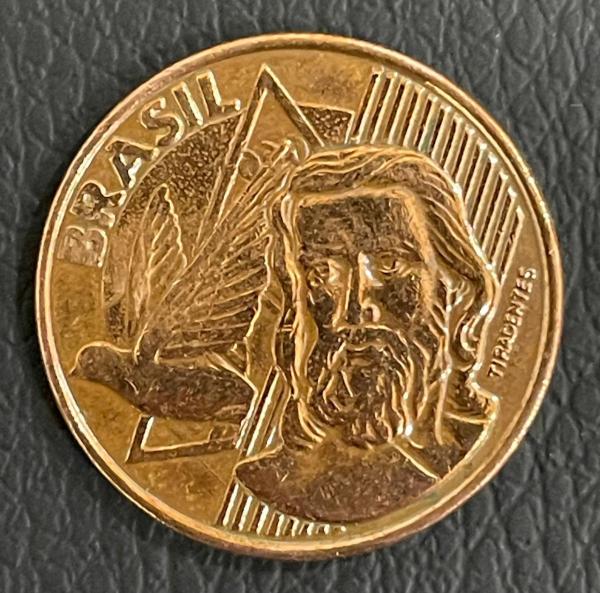 Moeda de 5 Centavos 1999 - Sob/FC - Oxidação provenient