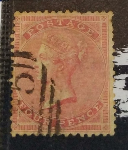 SELOS DA INGLATERRA - 1855 -1857 Queen Victoria - Without Control Letters in Corners - 13F14P Ca
