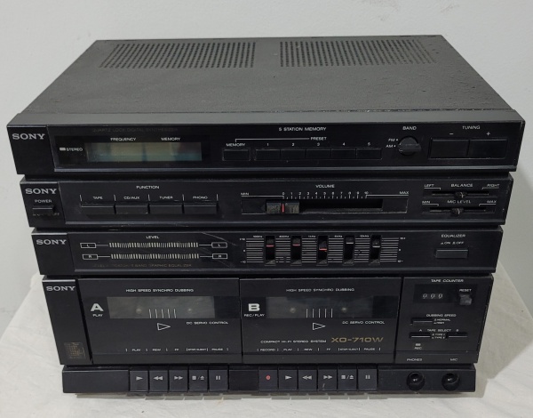 Mini System Sony Xo 710w - aparelho liga mais não foi t