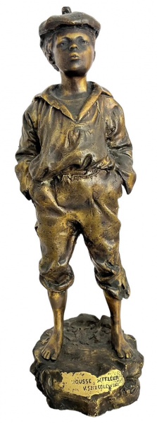 VACLAW BERNARD SZCZEBLEWSKI - (Pelplin POLONIA 1875 / Gdynia POLONIA 1958) - Fabulosa escultura em b