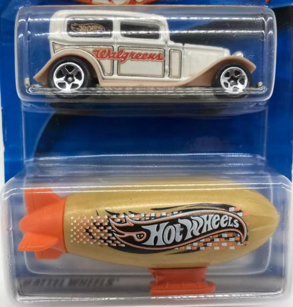 PACK DIE CAST MINIATURAS HOT WHEELS, BLIMP (DIRIGIVEL)