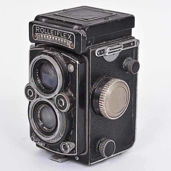 Máquina fotográfica ROLLEIFLEX, Synchro-Compur, Franke