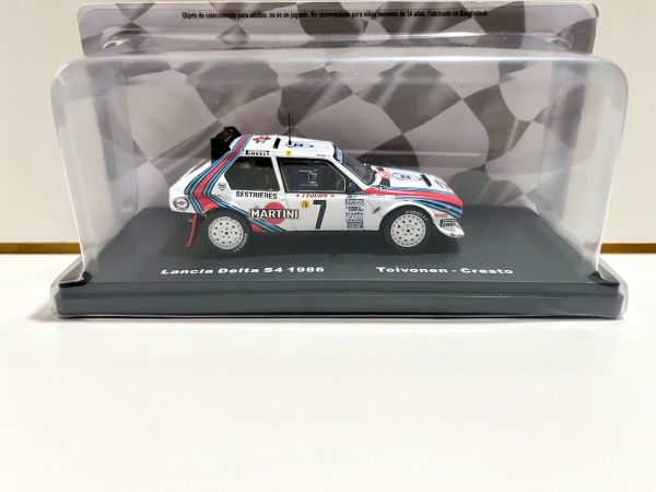 Miniatura carrinho Lancia Delta S4 - Toivonen / Cresto.