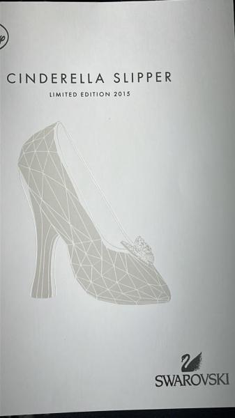 SWAROVSKI - Disney - Edição Limitada - Cinderella Slipper - 2015