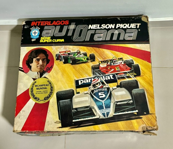 Autêntico Autorama Nelson Piquet - Série Super curva da Estrela .