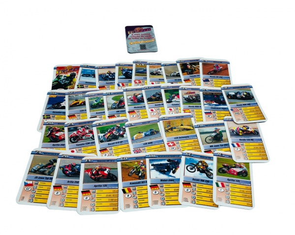 01 Jogo Super Trunfo Completo Moto Show Grow. Acompanha estojo