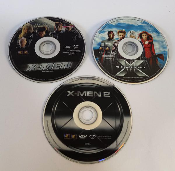 X-MEN Trilogia de DVD´S. Inclui os 3 filmes. Medidas do