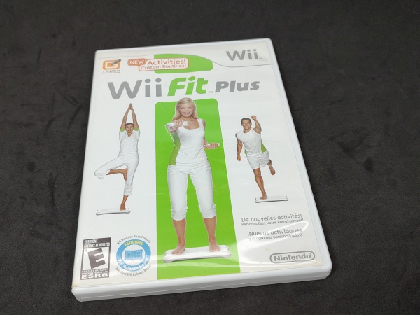 Jogo Wii Fit Plus Nintendo Wii - em pleno estado - mídia perfeita