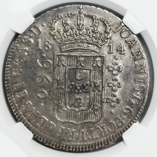 Relogios . BRASIL - 2000 RÉIS 1864 -  SOBERBA / FLOR DE CUNHO - GR foto 8