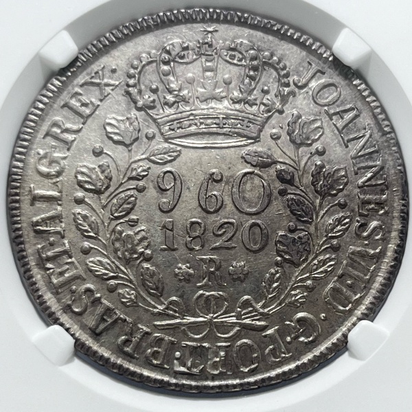 Relogios . BRASIL - 960 RÉIS - 1815 B - FLOR DE CUNHO - VAR. 5C - foto 3