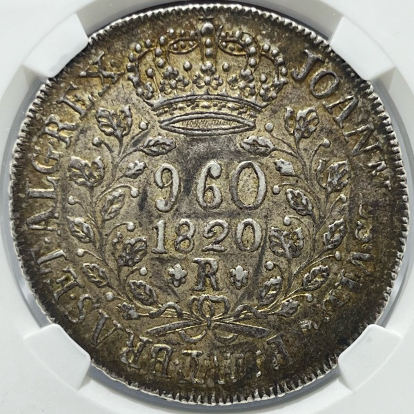 Relogios . BRASIL - 960 RÉIS - 1815 B - FLOR DE CUNHO - VAR. 5C - foto 5