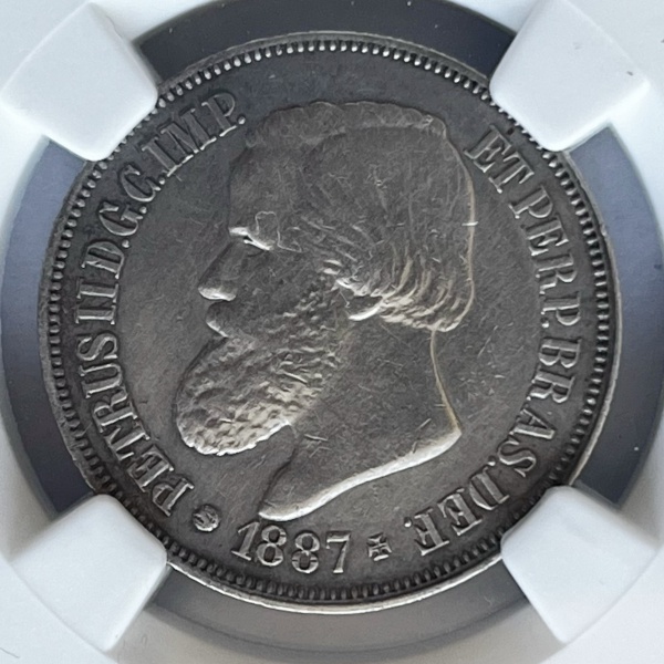 Relogios . BRASIL - 960 RÉIS - 1820R - SOB/FC - VAR. 7B - GRADUADA foto 6