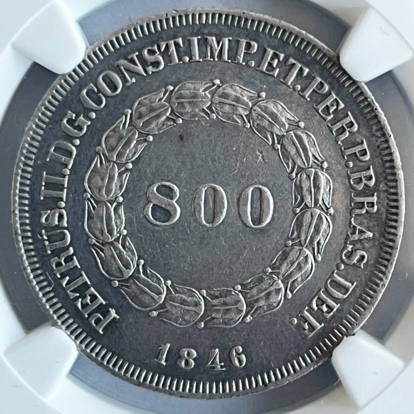 Relogios . BRASIL - 1000 RÉIS - 1889 - SOB/FC - GRADUADA NGC AU58 foto 7