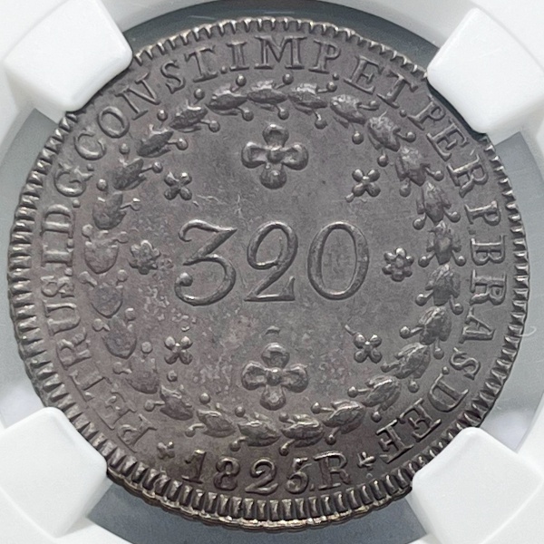 Relogios . BRASIL - 800 RÉIS - 1844 - SOB/FC - GRADUADA PCGS AU DE foto 6