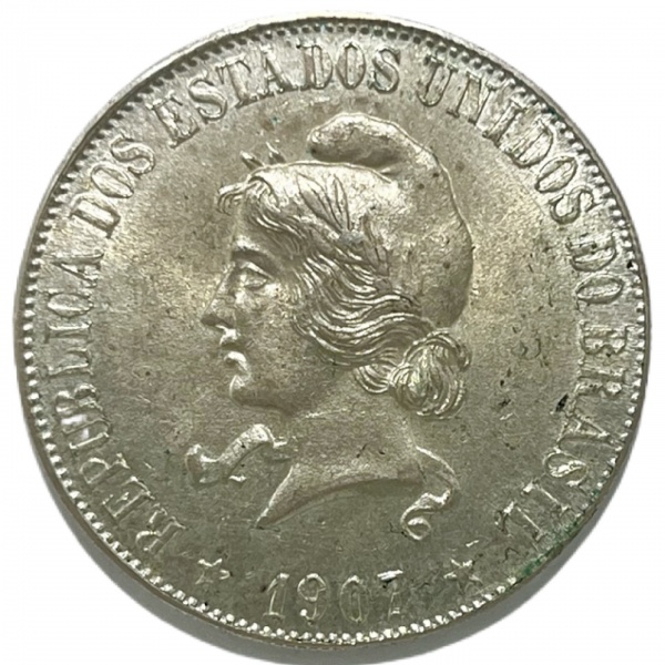 Relogios . BRASIL - BALASTRACA DE 200 RÉIS 1864 - 1870 - (sobre me foto 5