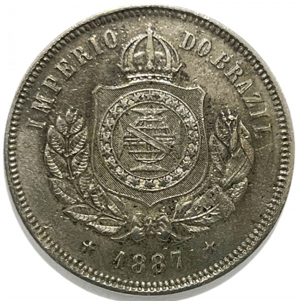 Relogios . BRASIL - 200 RÉIS 1876 - SOBERBA - V019 -  PAGAMENTO PO foto 1