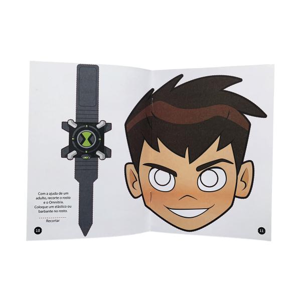 ÁLBUM FIGURINHAS: BEN 10 - CHICLÉ DE BOLA BUZZY - ANO: 2017