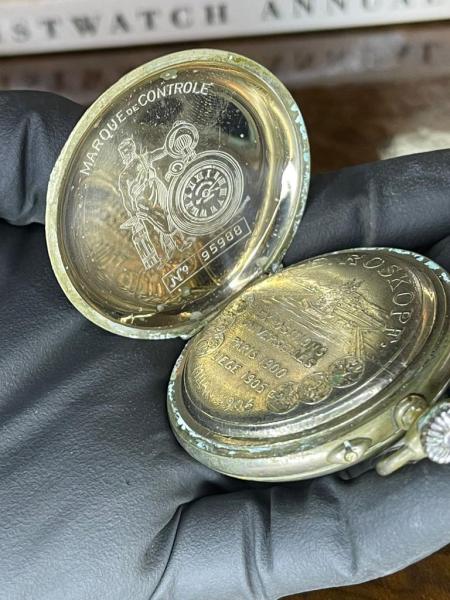 RELOGIO DE BOLSO F.E. ROSKOPF - PATENT - 48mm DE CAIXA