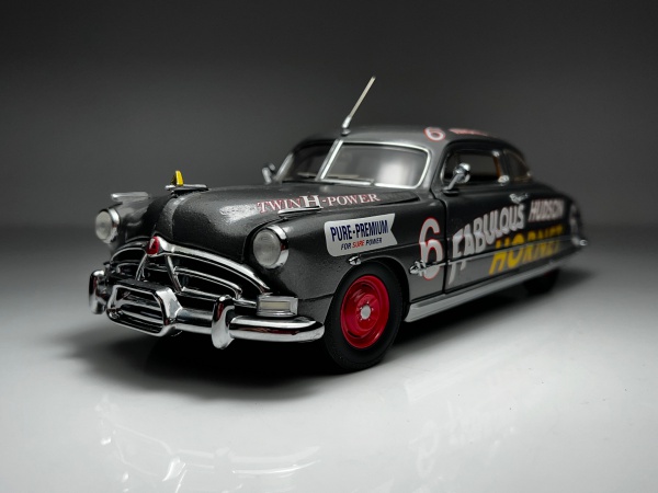 1951 Hudson Hornet #6 Cinza - Franklin Mint Escala 1/24