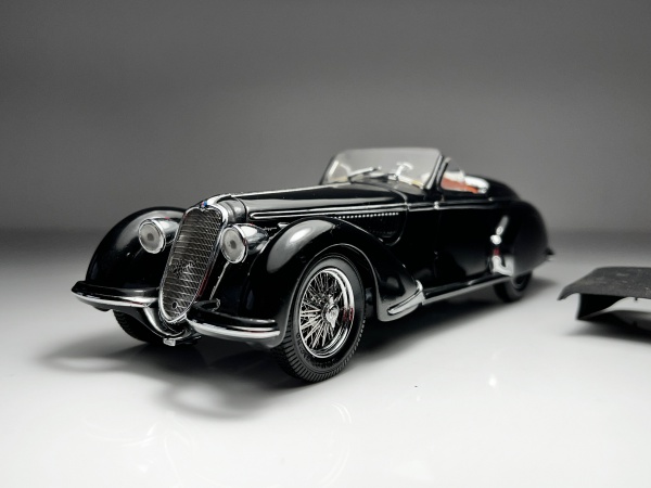 1937 Cord 812 Phaeton Coupe Preta - Franklin Mint Escal