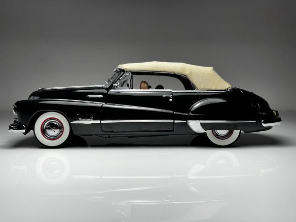 1948 Buick Roadmaster Convertible Preta - Danbury Mint