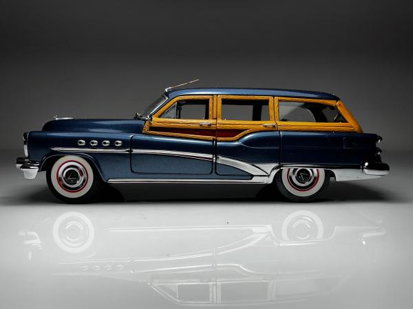 1953 Buick Estate Wagon Azul - Danbury Mint Escala 1/2