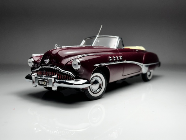 1953 Buick Estate Wagon Azul - Danbury Mint Escala 1/2