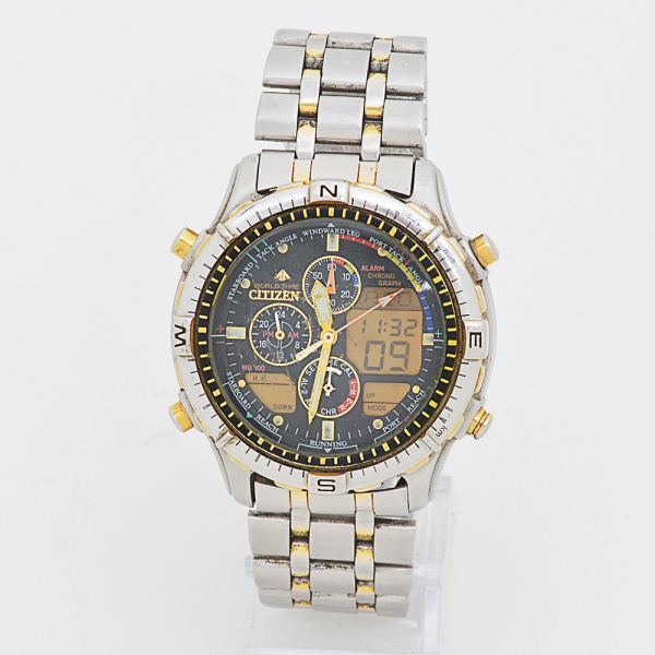 CITIZEN VINTAGE- Referencia C320- NAVISURF PROMASTER WORLD TIME