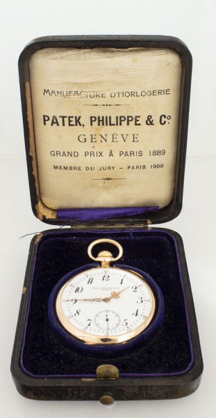 PATEK PHILIPPE - Relógio de bolso em ouro 18K fabricado