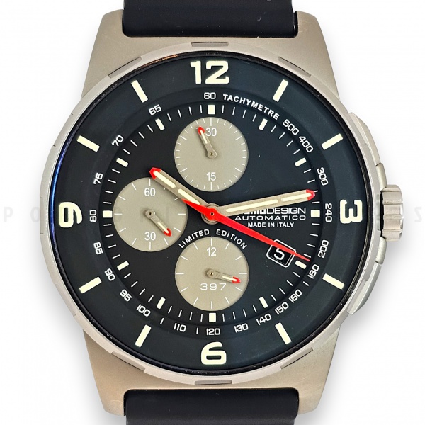 Relógio original Momo Design 45mm, automático, referênc