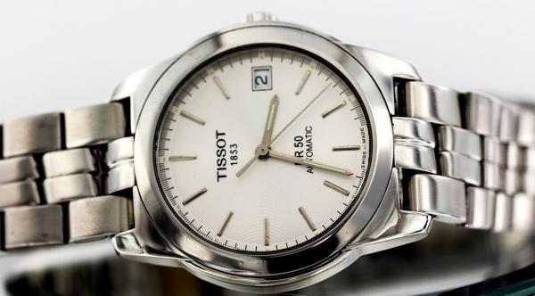 REL GIO TISSOT 1853 EM A O COM DATA WATER RESISTANT PULSEIRA