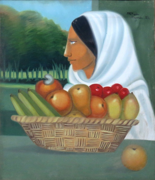 Roberto Ploeg - 1955 - Esplêndido quadro óleo sobre tela, medindo