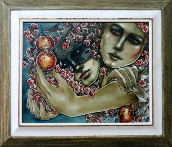 Roberto Ploeg - 1955 - Esplêndido quadro óleo sobre tela, medindo
