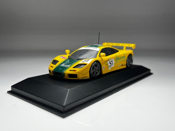 Miniature Minichamps 1/43 - McLaren F1 GTR Giroix Racing #53 Franck Muller - Le Mans