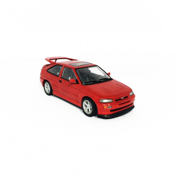 ford escort RS consworth 1994 minichamps, vermelho, escala 1
