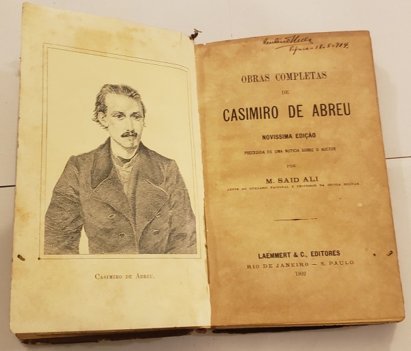OBRAS COMPLETAS DE CASIMIRO DE ABREU, por M. Said Ali,