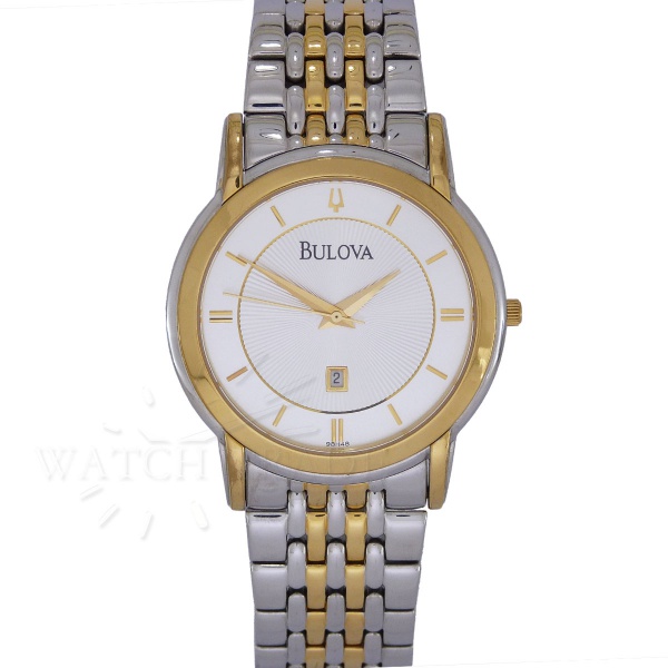 Relogios . RELÓGIO BULOVA AÇO/OURO. CAIXA EM AÇO INOXIDÁVEL COM DE foto 3