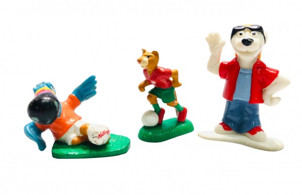 Lote com 03 Brindes, sendo 01 Mascote do Sucrilhos Kelloggs, 01