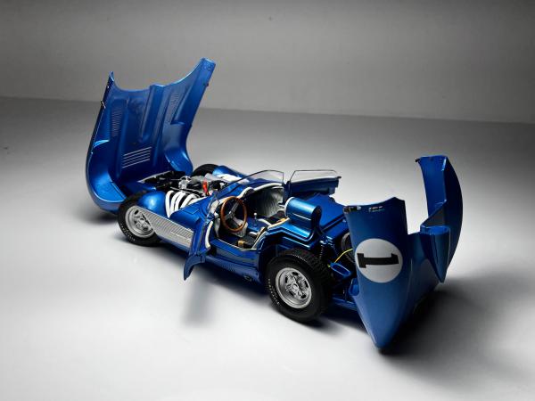 1957 Chevrolet Corvette SS Azul #1 - Auto Art Escala 1/