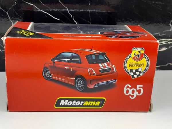 Miniatura Fiat 500 Abarth Tributo Ferrari 695, Escala 1:43