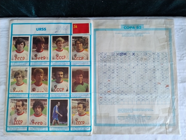 Álbum Completo da Copa do Mundo 1982