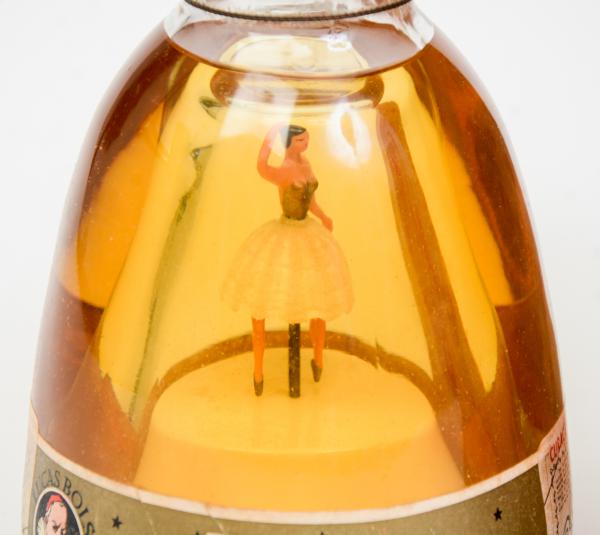 BOLS BALLERINA BOTTLE- Antiga e rara garrafa MUSICAL de