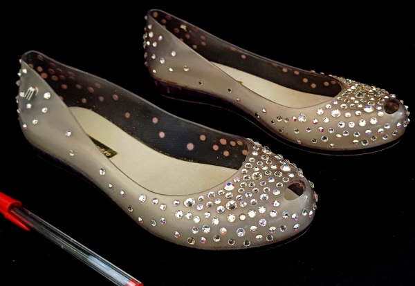 J Maskrey Sapatilha Melissa Swarovski Sapatilha Melissa Mel