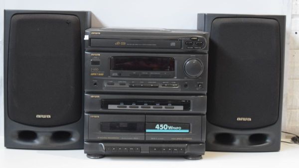 ジャンク】AIWA ミニコンポ LX-3 RX-6 FX-W6 SX-F6 ジャンク】AIWA