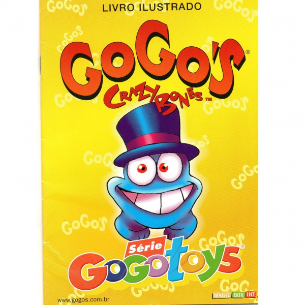 ÁLBUM ( VÁZIO ) GOGO'S CRAZY BONES MATERIAL EM E