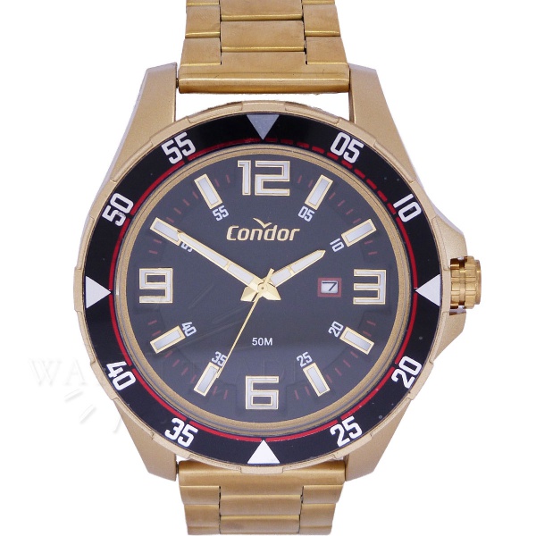 Relogios . RELÓGIO LINCE. CAIXA EM METAL COM ACABAMENTO DOURADO, F foto 5