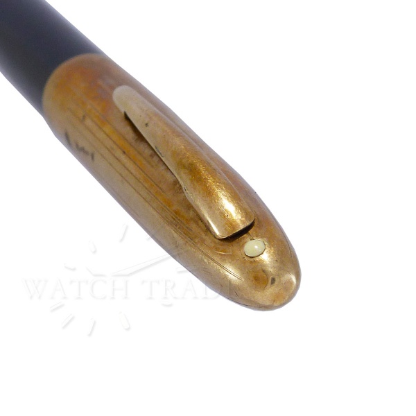 Canetas . CANETA SHEAFFER IMPERIAL TINTEIRO FOLHADA A OURO 23K. P foto 2