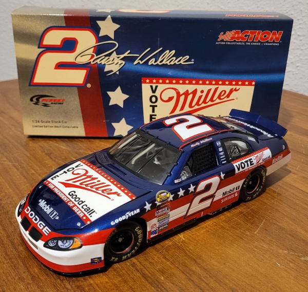 1/24 Rusty Wallace Miller #2 限定5000台 Rusty Wallace #2 Miller / Vote Miller for President of